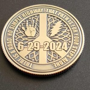 Ripple Recovery Coin – Grateful Dead Inspired Sobriety Token (Personalize)