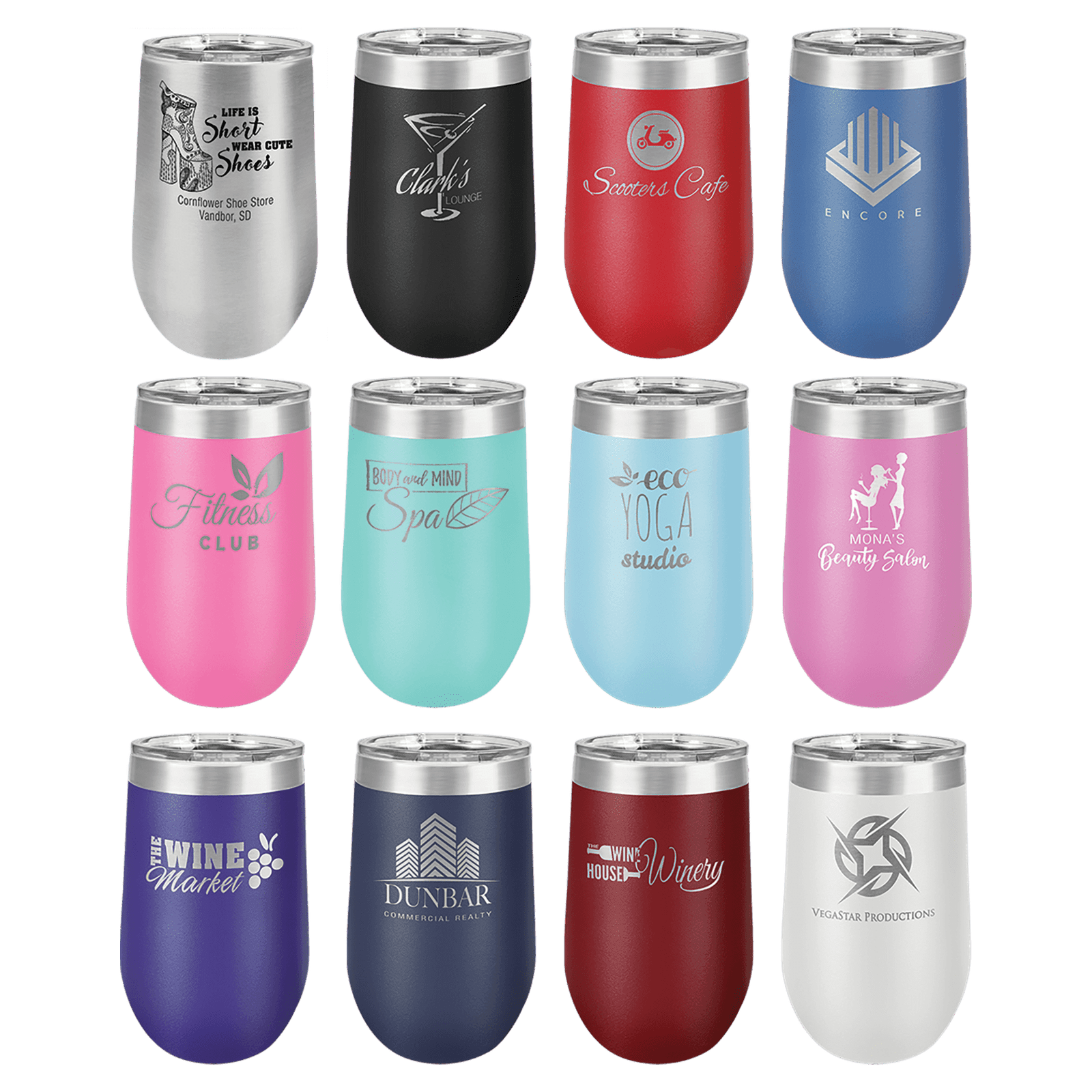 16 OZ STEMLESS TUMBLR SET