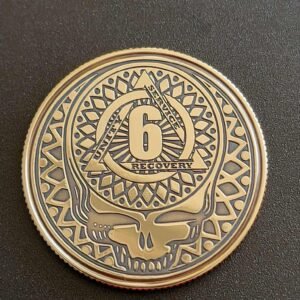 Anniversary Recovery Coin – Grateful Dead Inspired "One Show at a Time" (Personalize)