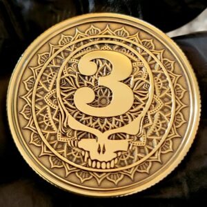 Personalized Scarlet Begonias Recovery Anniversary Medallion