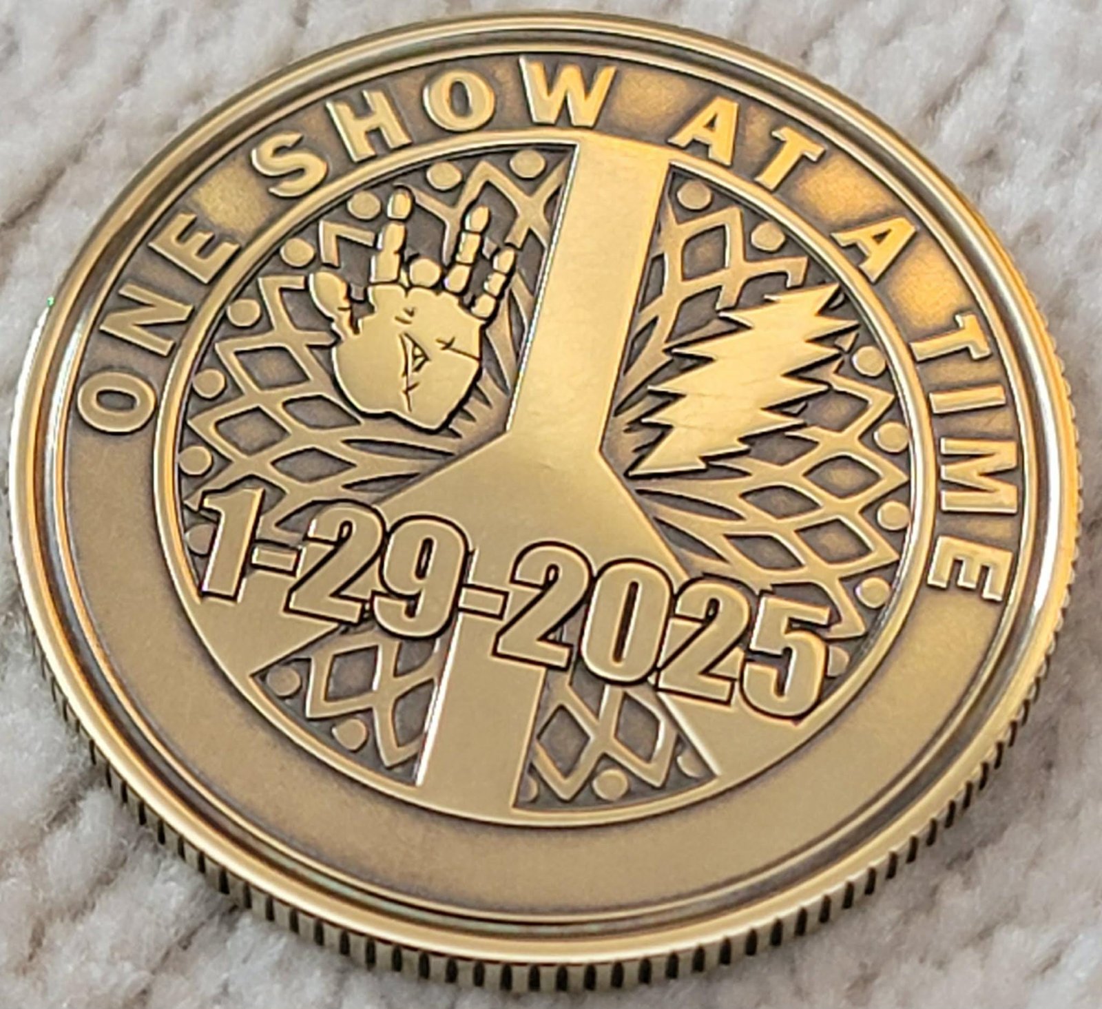 Grateful Dead Sobriety Anniversary Coin - Image 6