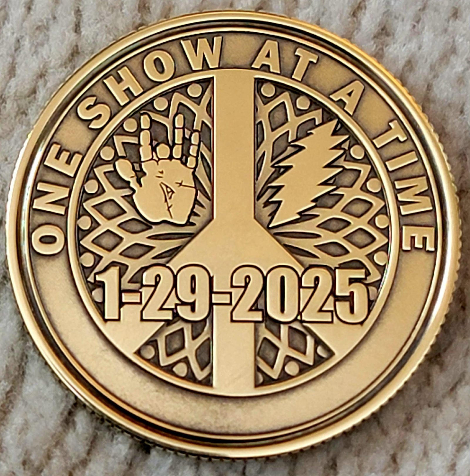 Grateful Dead Sobriety Anniversary Coin - Image 2