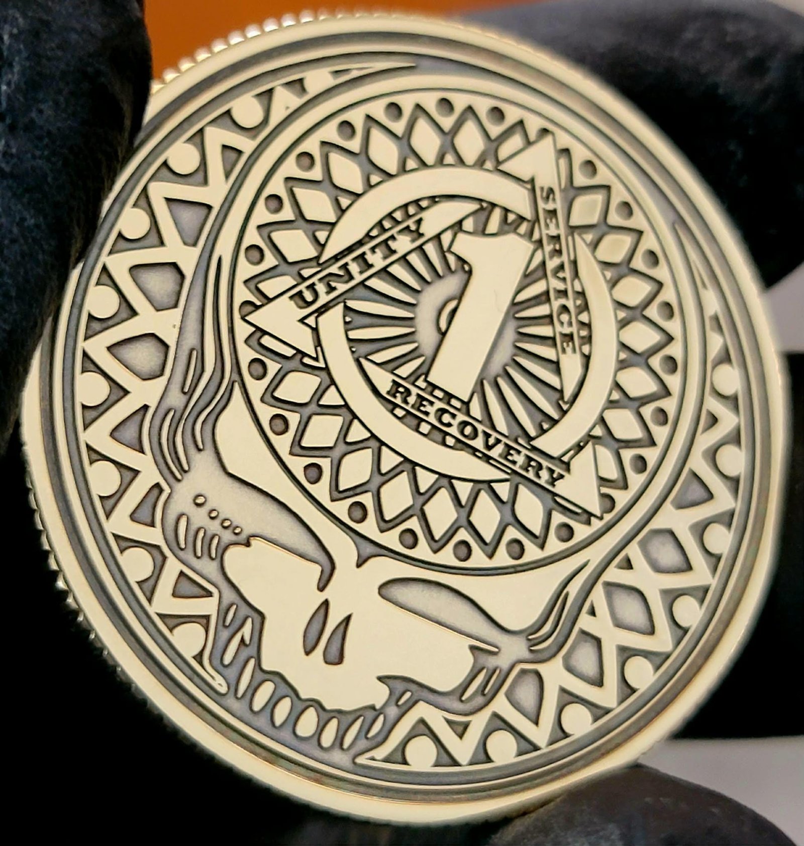 Grateful Dead Sobriety Anniversary Coin - Image 4