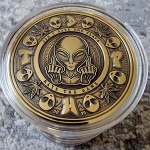 50mm Solid Brass LE Cosmic Journey Coin