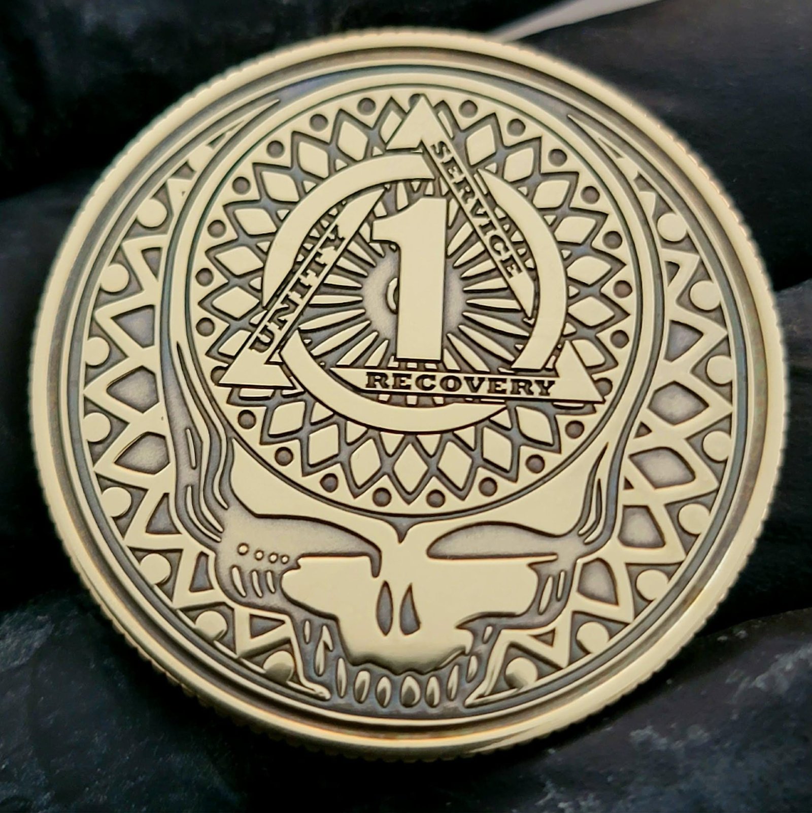 Grateful Dead Sobriety Anniversary Coin - Image 3