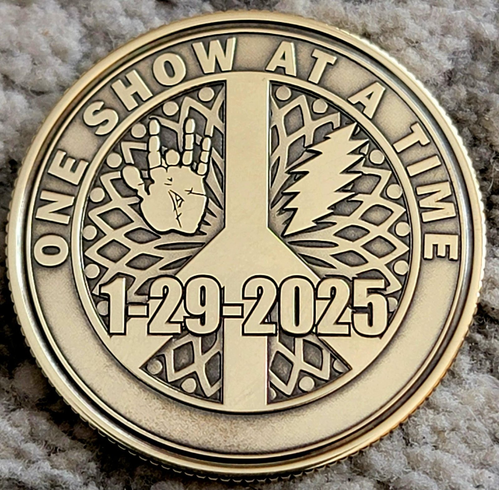 Grateful Dead Sobriety Anniversary Coin - Image 8