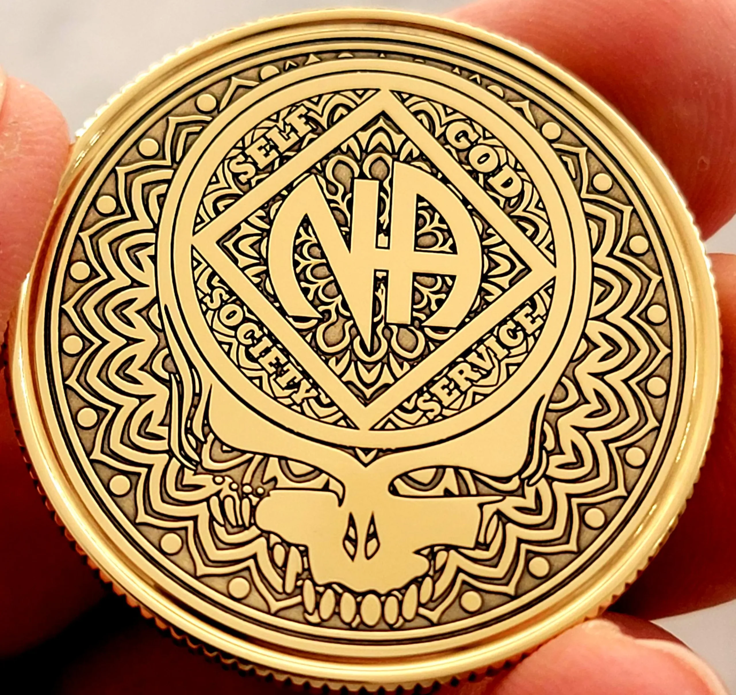 NA Stealie Anniversary Coin: Personalized Recovery Gift - Image 18