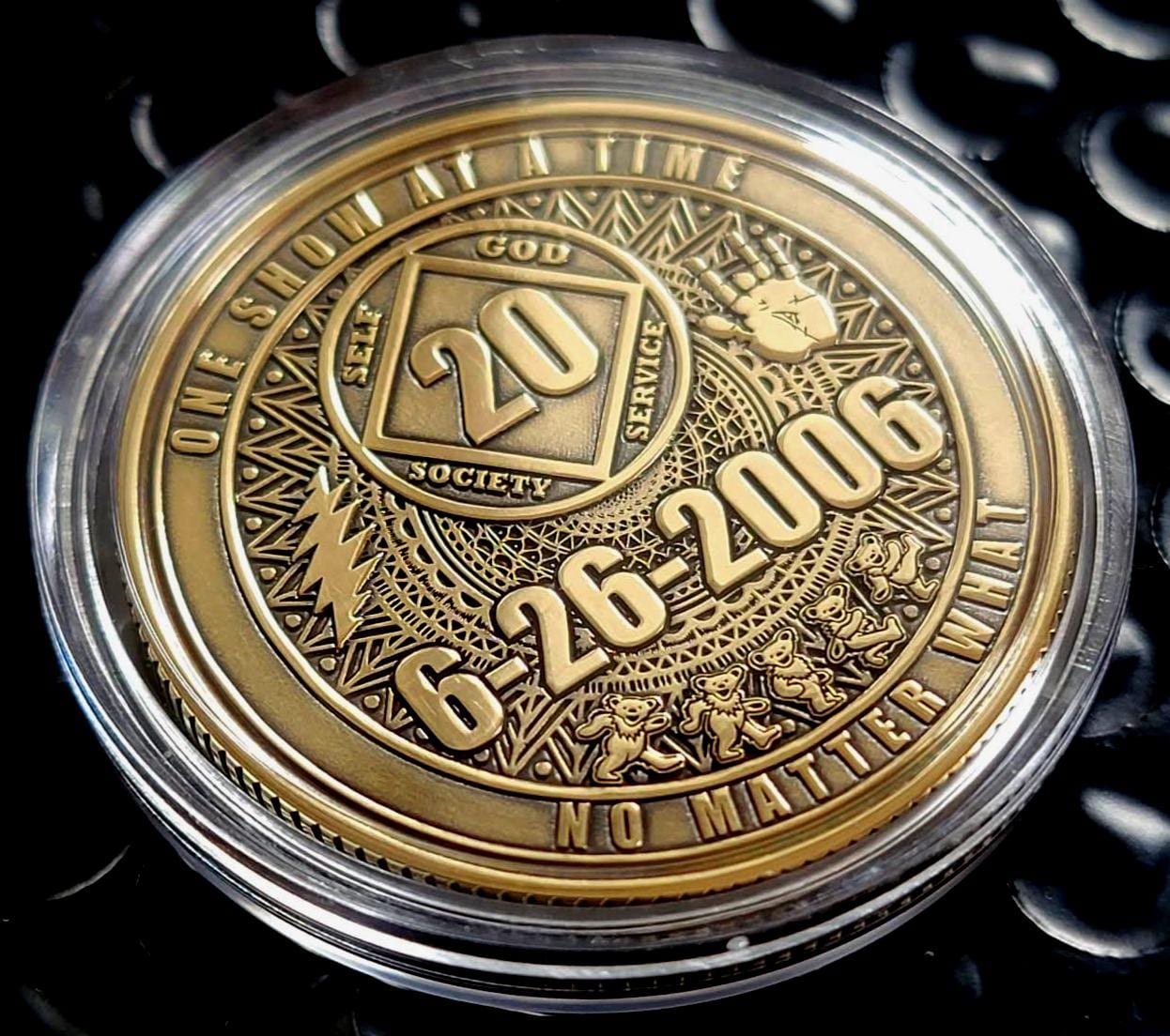 NA Stealie Anniversary Coin: Personalized Recovery Gift - Image 10