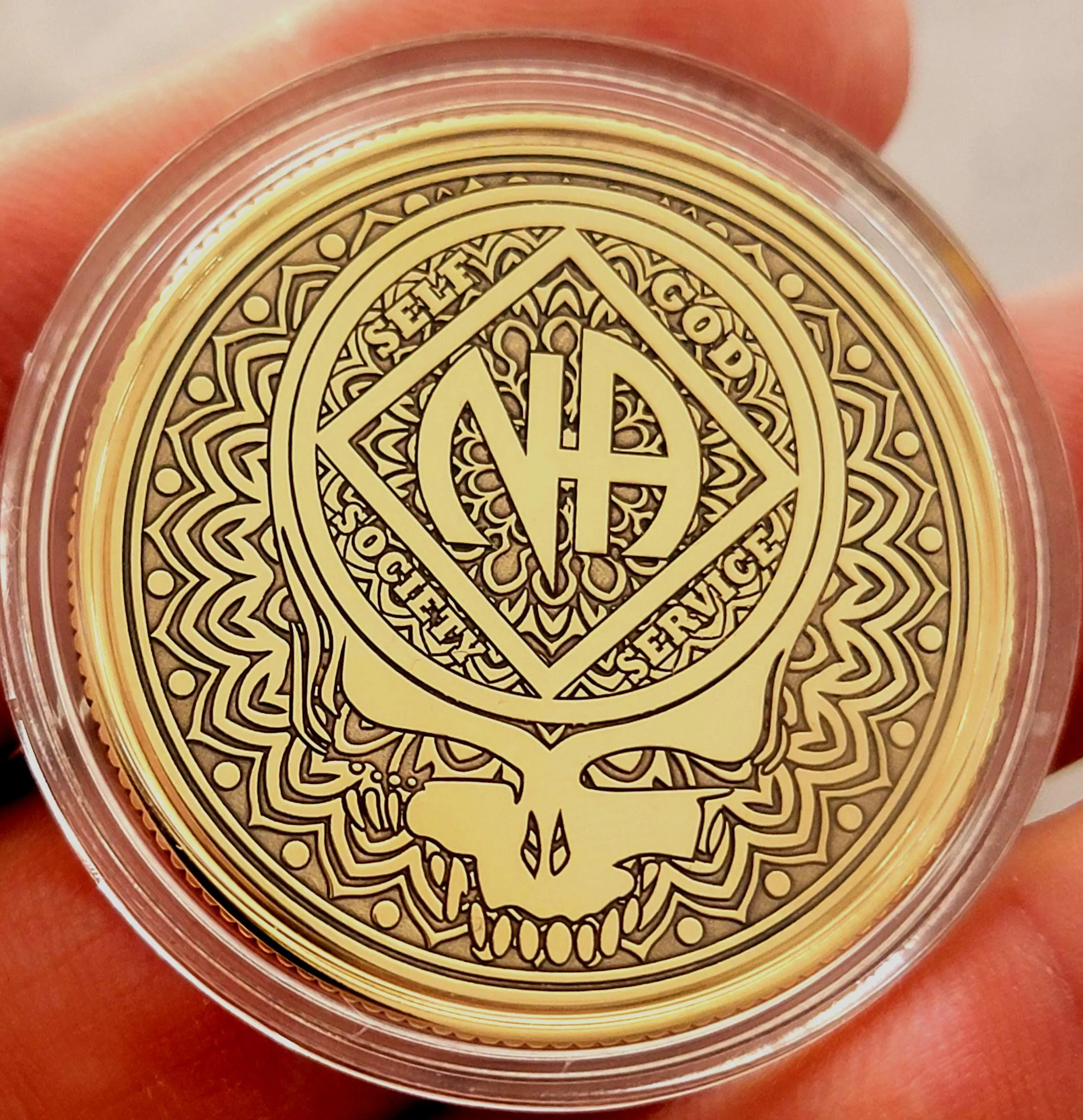 NA Stealie Anniversary Coin: Personalized Recovery Gift - Image 17