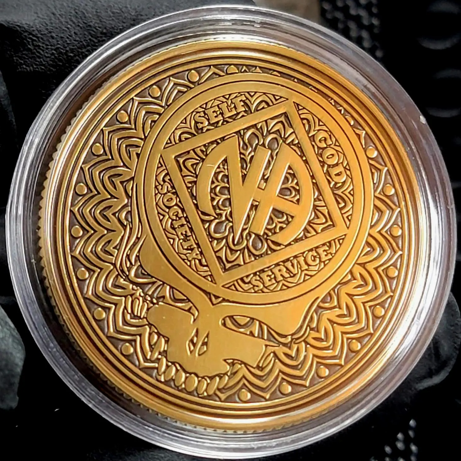 NA Stealie Anniversary Coin: Personalized Recovery Gift - Image 5