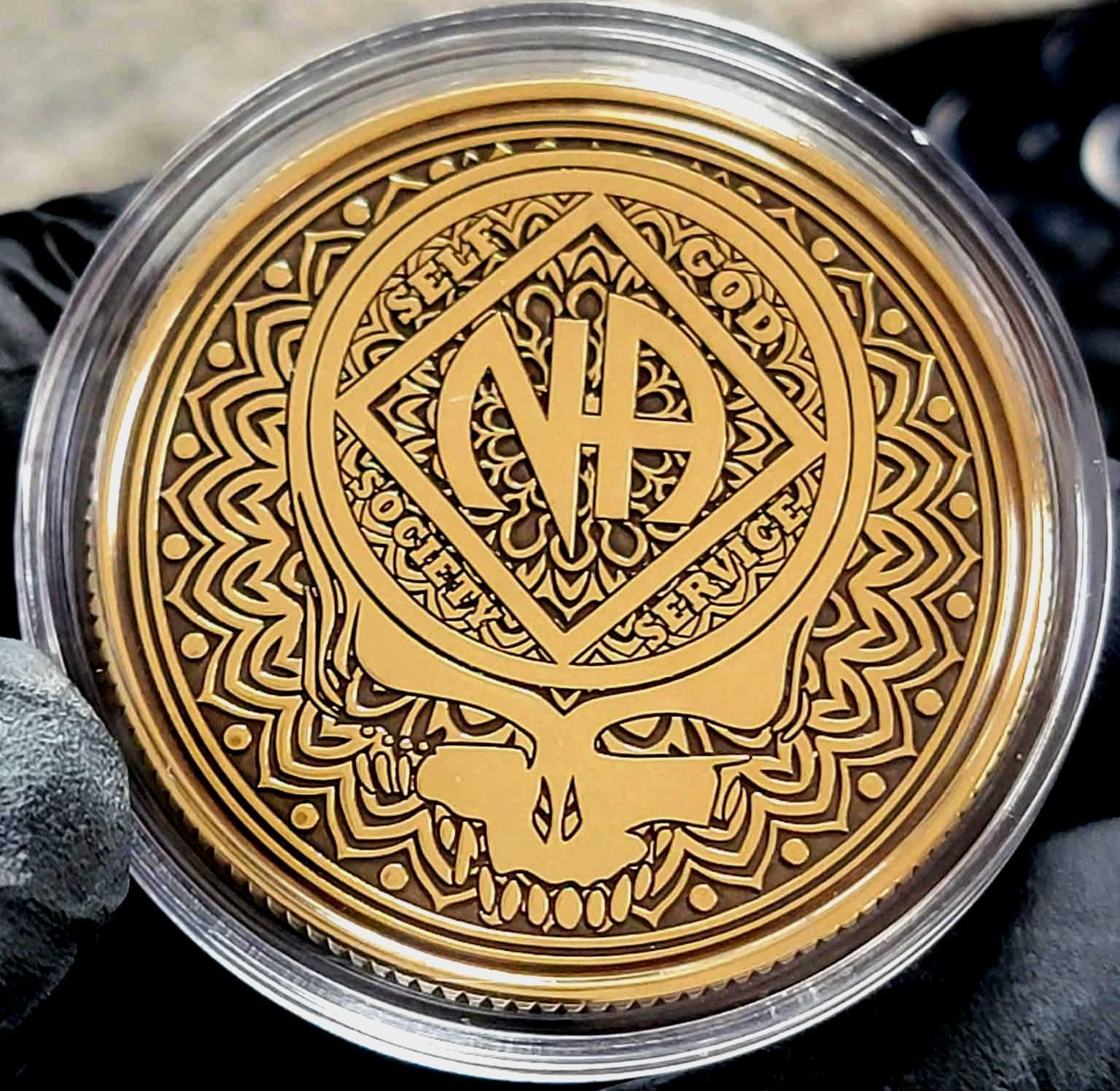 NA Stealie Anniversary Coin: Personalized Recovery Gift - Image 12