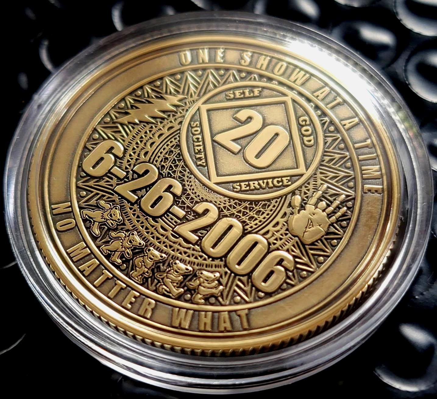 NA Stealie Anniversary Coin: Personalized Recovery Gift - Image 9